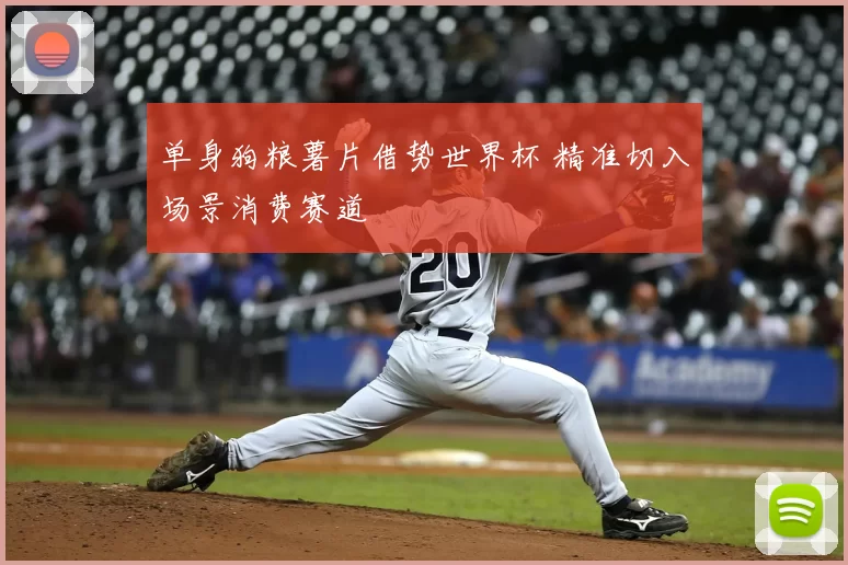 单身狗粮薯片借势世界杯 精准切入场景消费赛道