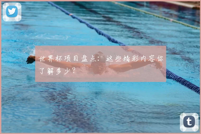 世界杯项目盘点:这些精彩内容你了解多少?