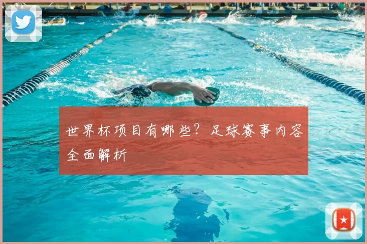 世界杯项目有哪些？足球赛事内容全面解析